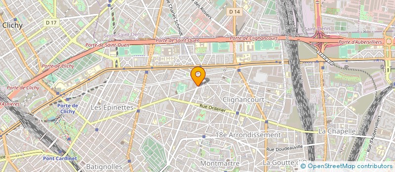 localisation de l'entreprise BETON PALES à PARIS