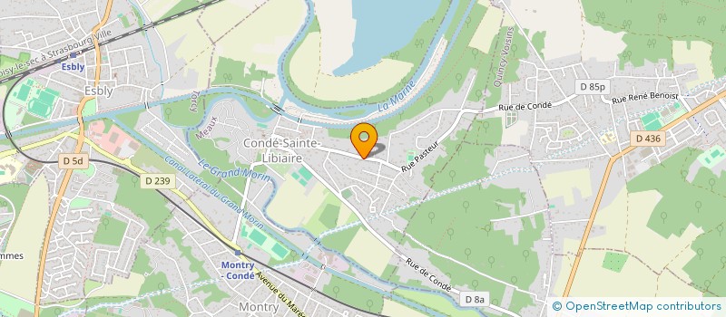 localisation de l'entreprise BETON REVETEMENTS INDUSTRIELS  LAGNY-SUR-MARNE