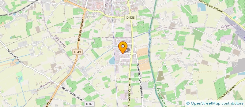 localisation de l'entreprise BETON SUD 84 à PERNES-LES-FONTAINES