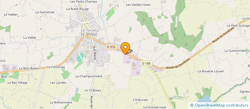 localisation de l'entreprise BETON TEILLEULAIS à LE TEILLEUL