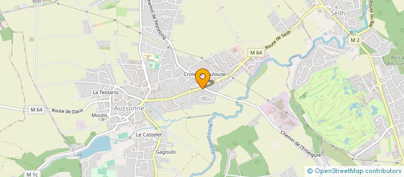 localisation de l'entreprise BETON TOULOUSE POMPAGE à AUSSONNE