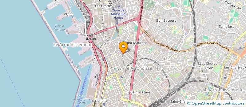localisation de l'entreprise BETONADE  MARSEILLE