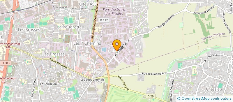 localisation de l'entreprise BETONAMIT FRANCE à DECINES-CHARPIEU