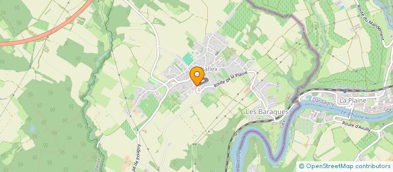 localisation de l'entreprise BETONCOUPE  CHALLEX