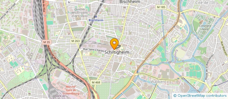 localisation de l'entreprise BETONICA RWO-EXPERT AUXIL TRAV BATIMENT à SCHILTIGHEIM