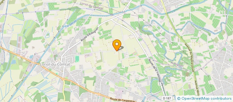 localisation de l'entreprise BETONS DECORATIFS DE PROVENCE  LORIOL-DU-COMTAT