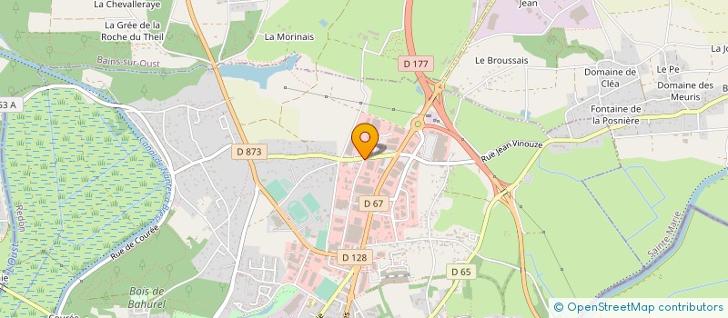 localisation de l'entreprise BETONS DU PAYS DE REDON  REDON