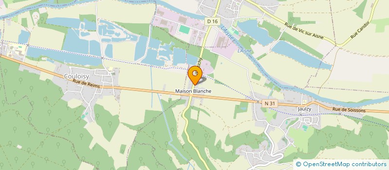localisation de l'entreprise BETONS EXPRESS à JAULZY