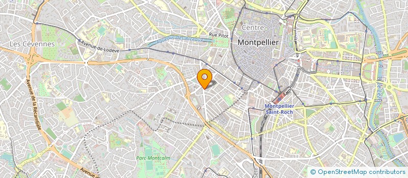 localisation de l'entreprise BETOULIERES J F BASTIDE C.ASSUR CONCORDE à MONTPELLIER