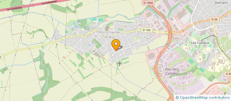 localisation de l'entreprise BETR à MORSCHWILLER-LE-BAS