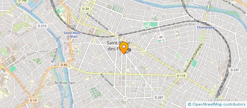 localisation de l'entreprise BETRABA IG à SAINT-MAUR-DES-FOSSES