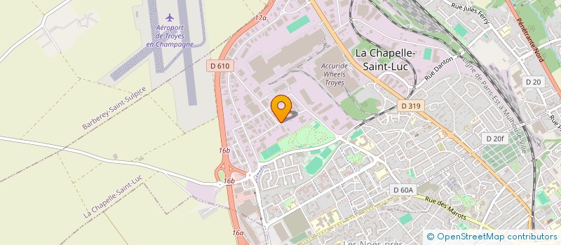 localisation de l'entreprise BETRADE INTERNATIONAL  LA CHAPELLE-SAINT-LUC