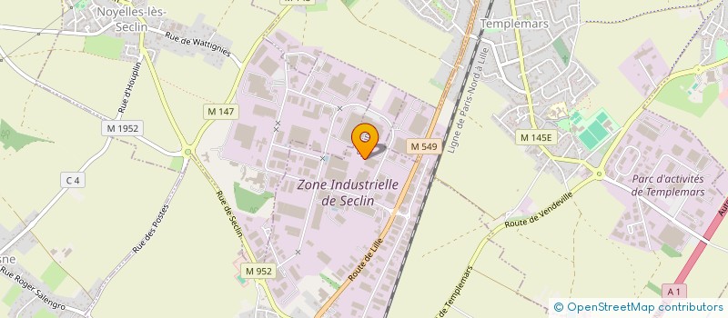 localisation de l'entreprise BETRANCOURT à SECLIN