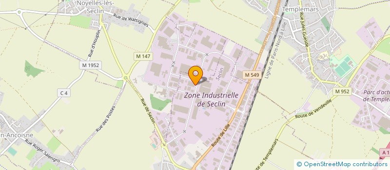 localisation de l'entreprise BETRANCOURT PROTECTION INCENDIE  SECLIN