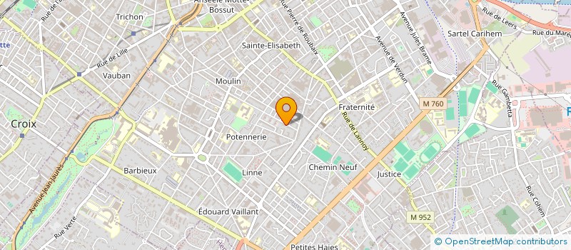 localisation de l'entreprise BETREMIEUX ET LEFEBVRE  ROUBAIX