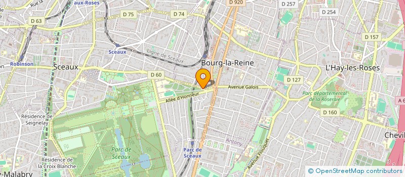 localisation de l'entreprise BETROL à BOURG-LA-REINE