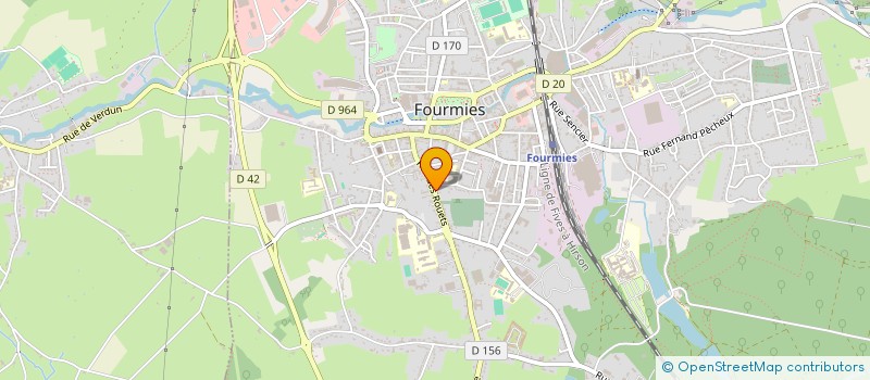 localisation de l'entreprise BETS  FOURMIES