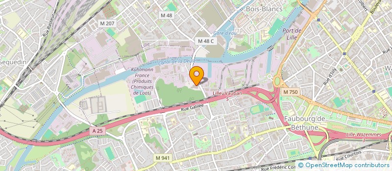 localisation de l'entreprise BETS (BUREAU ETUDE TRAVAUX SUIVI)  LOOS