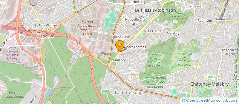 localisation de l'entreprise BETSALEEL HOLDING à LE PLESSIS-ROBINSON