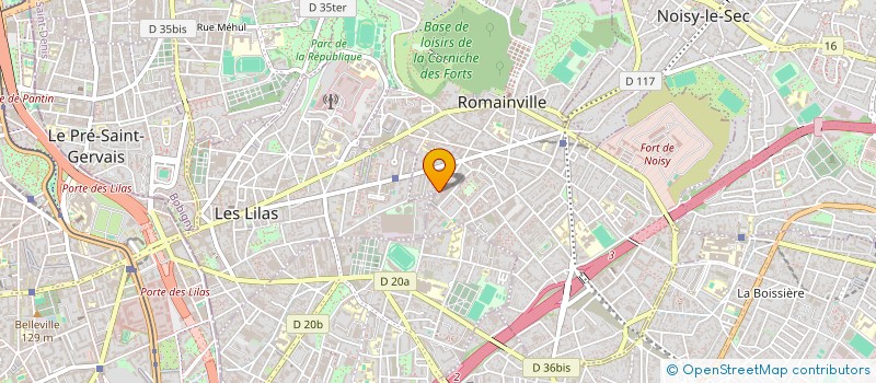 localisation de l'entreprise BETSALEL à ROMAINVILLE