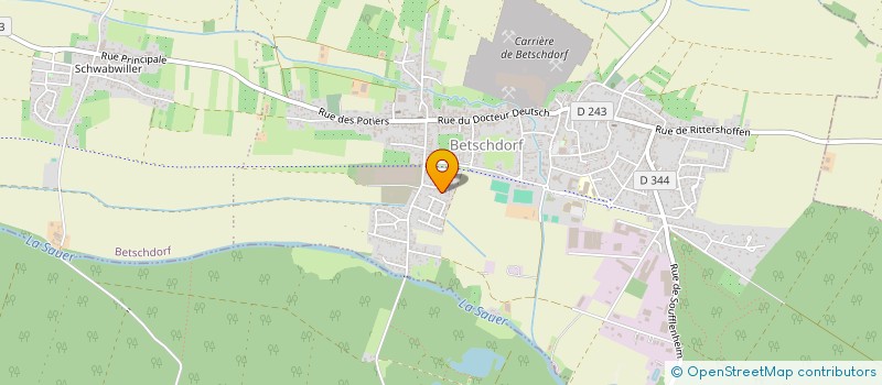 localisation de l'entreprise BETSCHDORF VISION NOUVELLE  BETSCHDORF