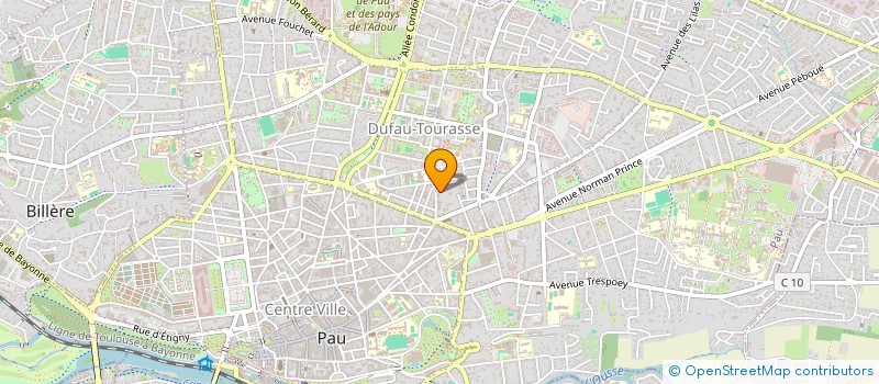 localisation de l'entreprise BETSOR à BIARRITZ