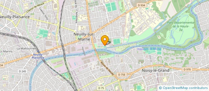 localisation de l'entreprise BETSTAT à NEUILLY-SUR-MARNE