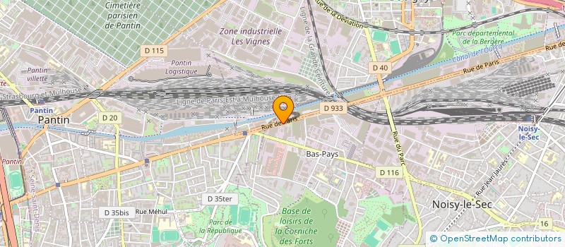 localisation de l'entreprise BETTACHIMO à ROMAINVILLE