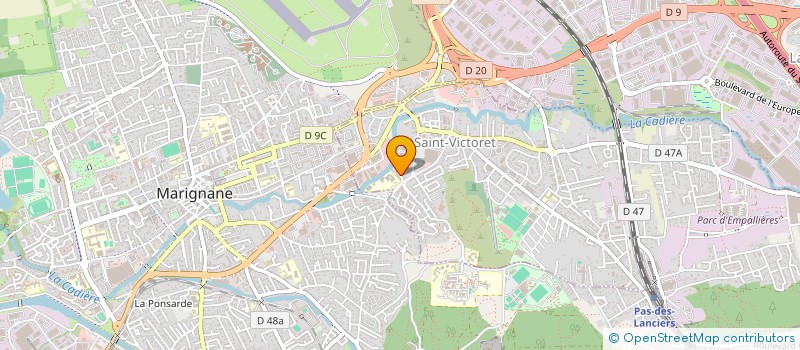 localisation de l'entreprise BETTAIBI J.S  SAINT-VICTORET