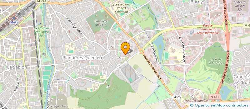 localisation de l'entreprise BETTENFELD - AKEBBAB  METZ