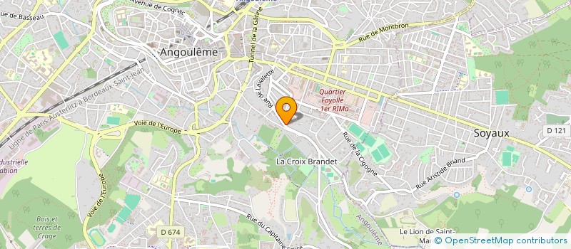 localisation de l'entreprise BETTER à ANGOULEME