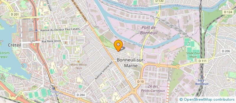 localisation de l'entreprise BETTER CALL SEB BCS  BONNEUIL-SUR-MARNE