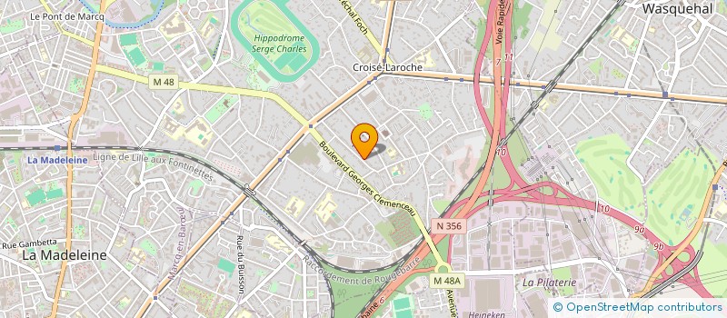 localisation de l'entreprise BETTER WAY WEB AGENCY à MARCQ-EN-BARŒUL