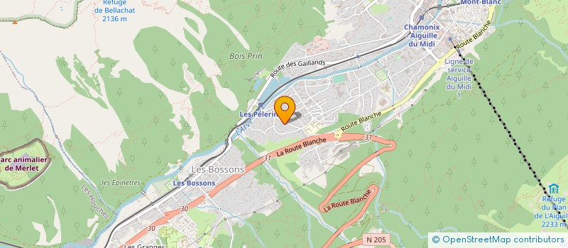 localisation de l'entreprise BETTER WITH ALTITUDE  CHAMONIX-MONT-BLANC