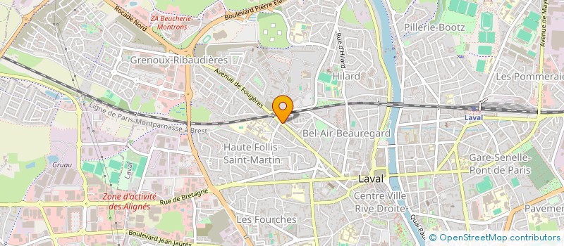 localisation de l'entreprise BETTERB à LAVAL