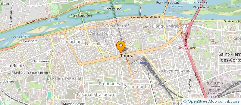 localisation de l'entreprise BETTERLIB  TOURS