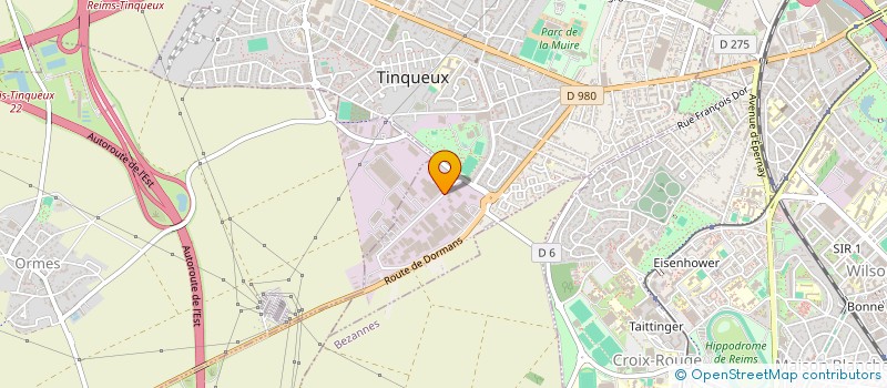 localisation de l'entreprise BETTERWARE ESPANA  TINQUEUX