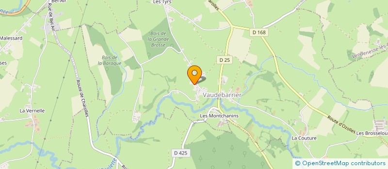 localisation de l'entreprise BETTEX 358  VAUDEBARRIER