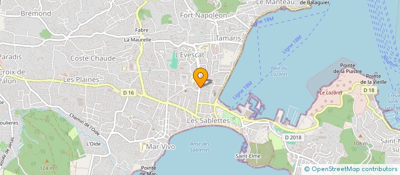 localisation de l'entreprise BETTEX à LA SEYNE-SUR-MER