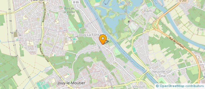 localisation de l'entreprise BETTIBROC  JOUY-LE-MOUTIER