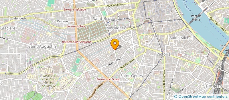 localisation de l'entreprise BETTIN CONSEIL & FORMATION  BORDEAUX