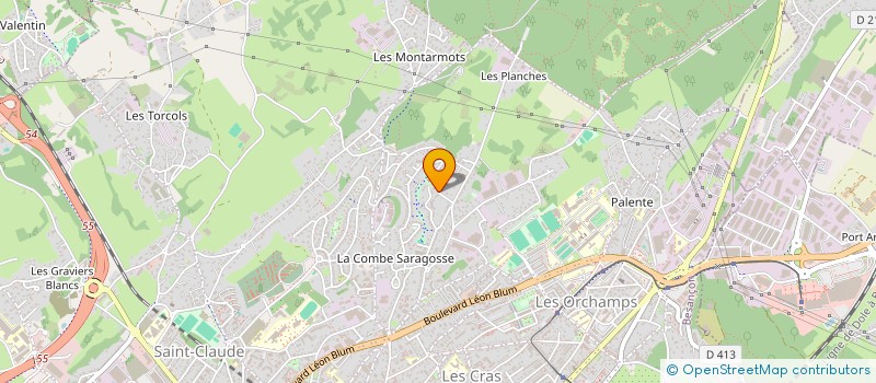 localisation de l'entreprise BETTINA CRELEROT à BESANCON