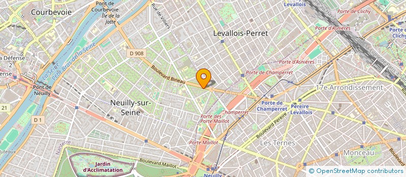 localisation de l'entreprise BETTINA TOSI CONSEIL à NEUILLY-SUR-SEINE