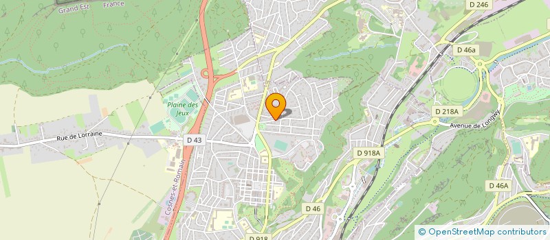 localisation de l'entreprise BETTINELLI DIAGNOSTICS IMMOBILIERS à LONGWY