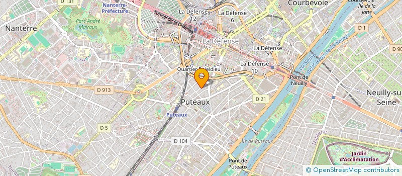 localisation de l'entreprise BETTINGER  PUTEAUX