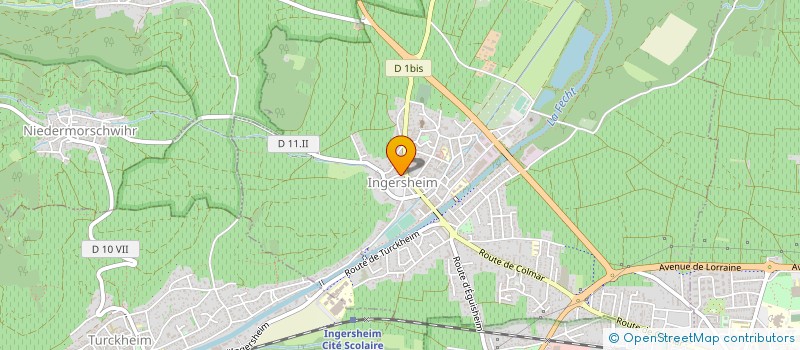 localisation de l'entreprise BETTINGER ROMAIN ET FILS à INGERSHEIM
