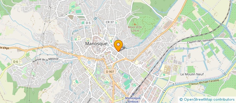 localisation de l'entreprise BETTINI BROT  MANOSQUE