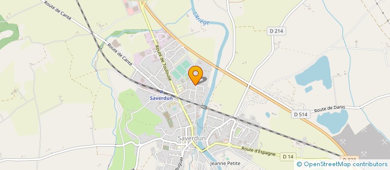 localisation de l'entreprise BETTIO BATIMENT à SAVERDUN