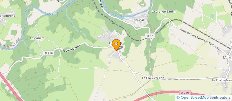 localisation de l'entreprise BETTY B.  BEGUES