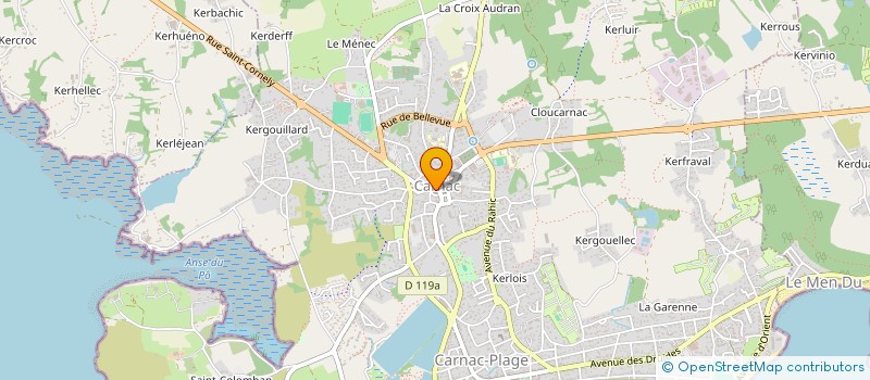 localisation de l'entreprise BETTY BLUE  LA TRINITE-SUR-MER